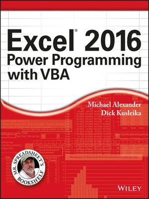 cover image of Excel 2016 Power Programming with VBA